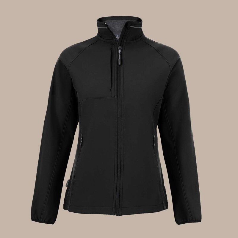 Craghoppers EXPERT WOMENS BASECAMP SOFTSHELL JACKET Black – 113280425