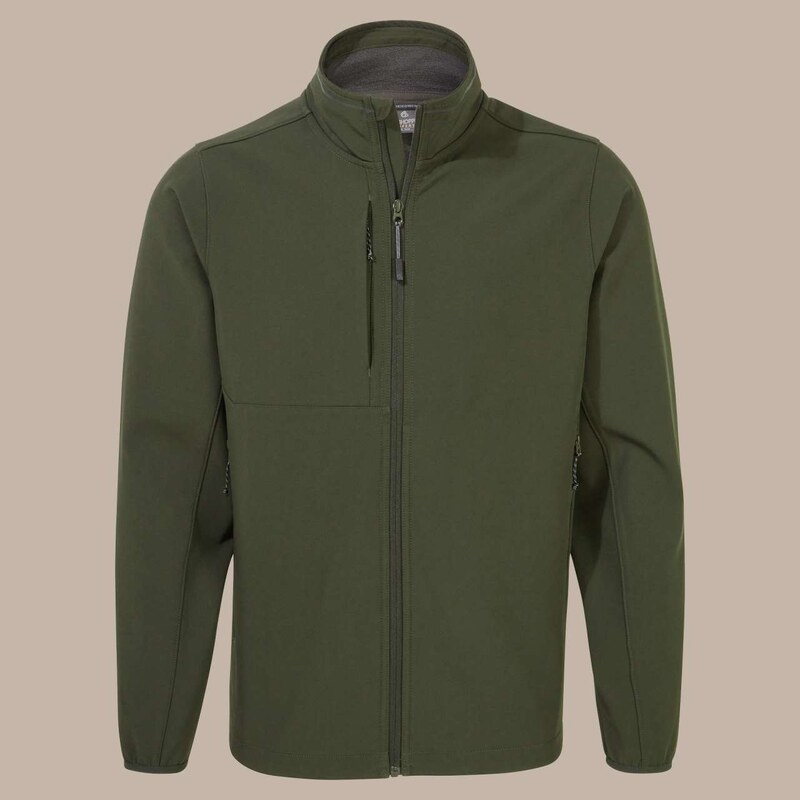 Craghoppers EXPERT MENS BASECAMP SOFTSHELL JACKET Carbon Grey –