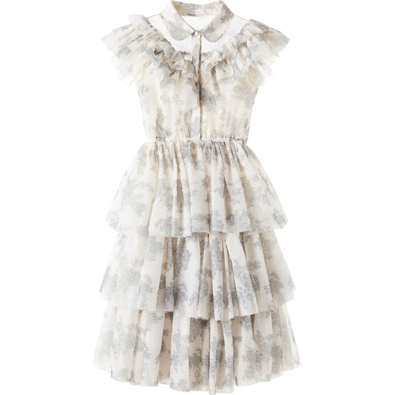 Cera Una Volta Jeena toile de jouy tulle dress