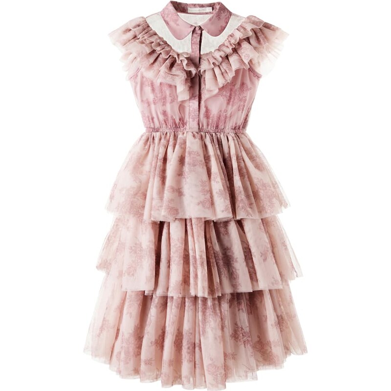 Cera Una Volta Jeena toile de jouy tulle dress