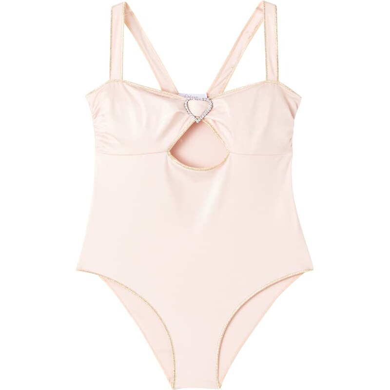Oséree Kids Embellished cutout swimsuit