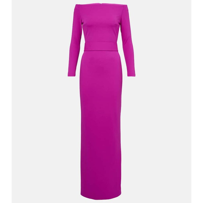 Solace London Sabina off-shoulder gown