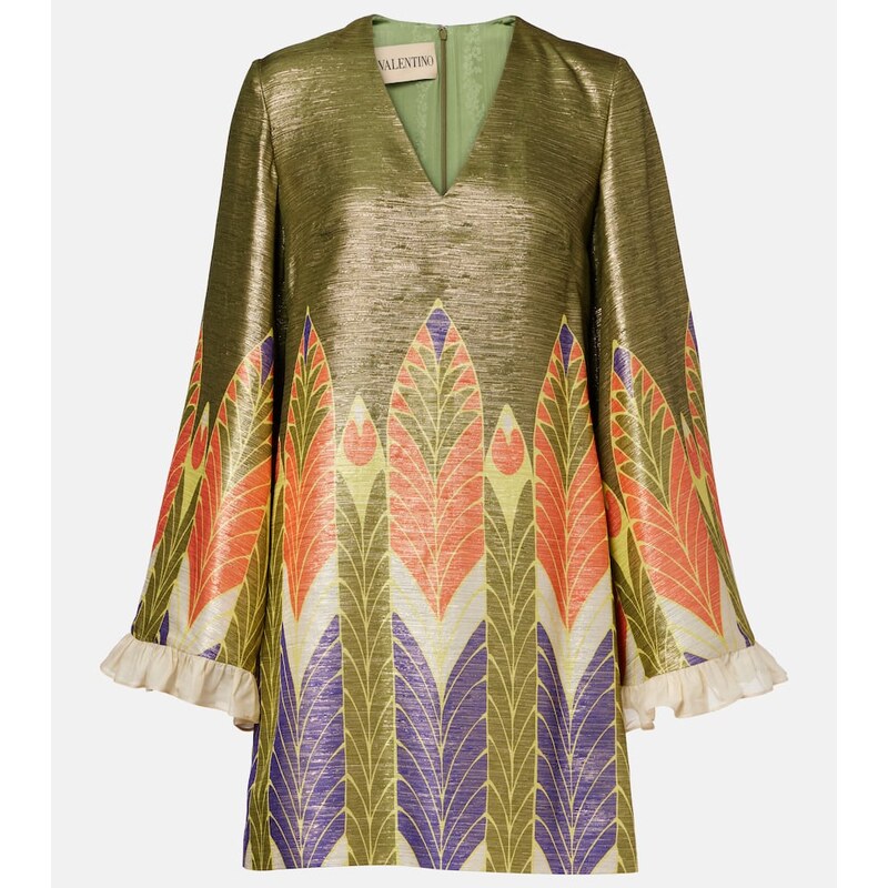 Valentino Escape printed silk-blend minidress