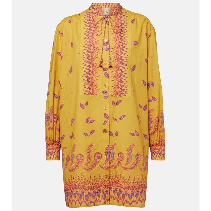 Valentino Voyage Imaginaire muslin minidress