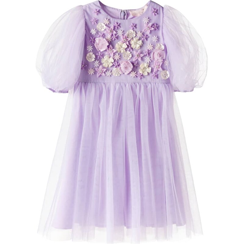 Tutu Du Monde Floral-appliquÃ tulle dress