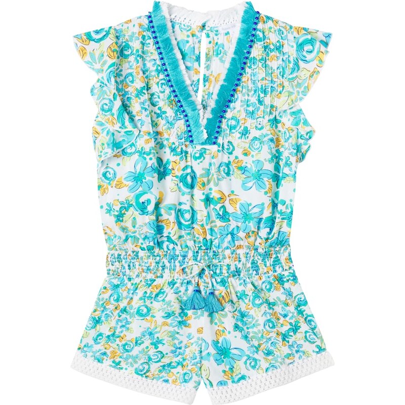 Poupette St Barth Kids Sasha floral romper