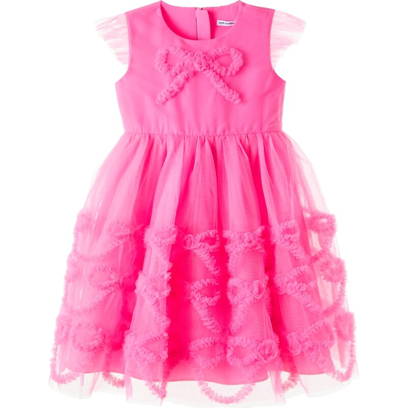 Self-Portrait Kids Bow tulle dress