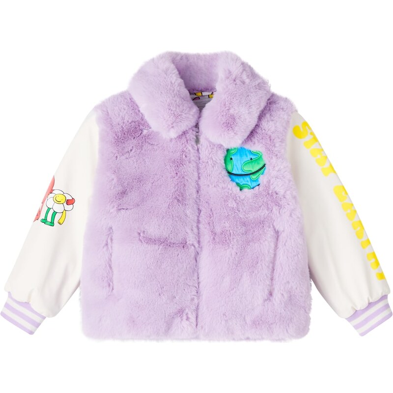 Stella McCartney Kids Embroidered varsity jacket