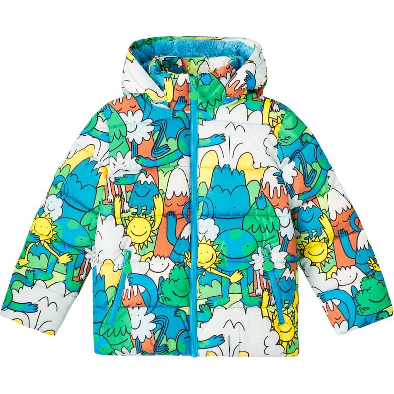 Stella McCartney Kids Printed puffer jacket