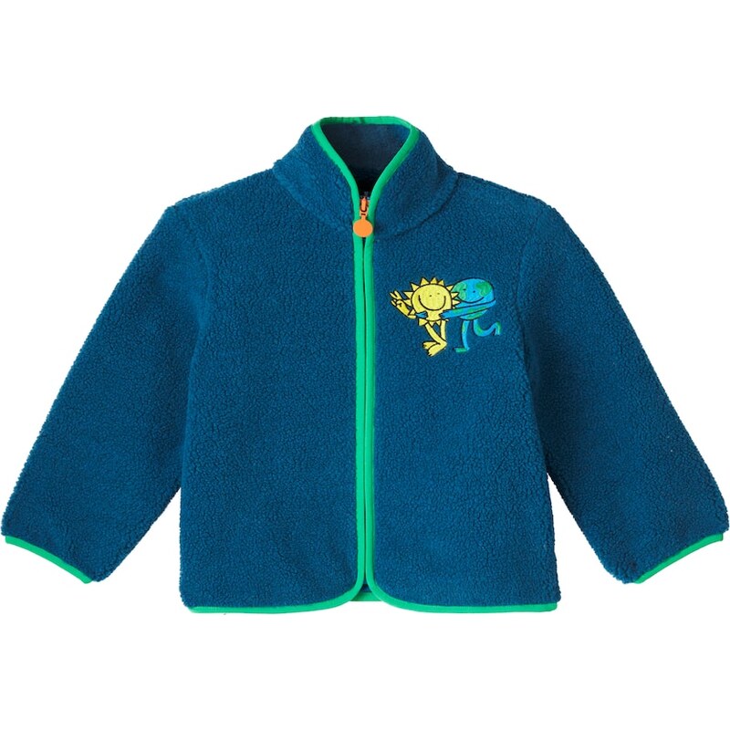 Stella McCartney Kids Embroidered fleece jacket