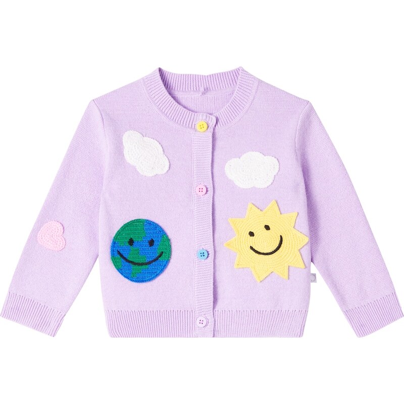 Stella McCartney Kids Baby cotton and wool cardigan
