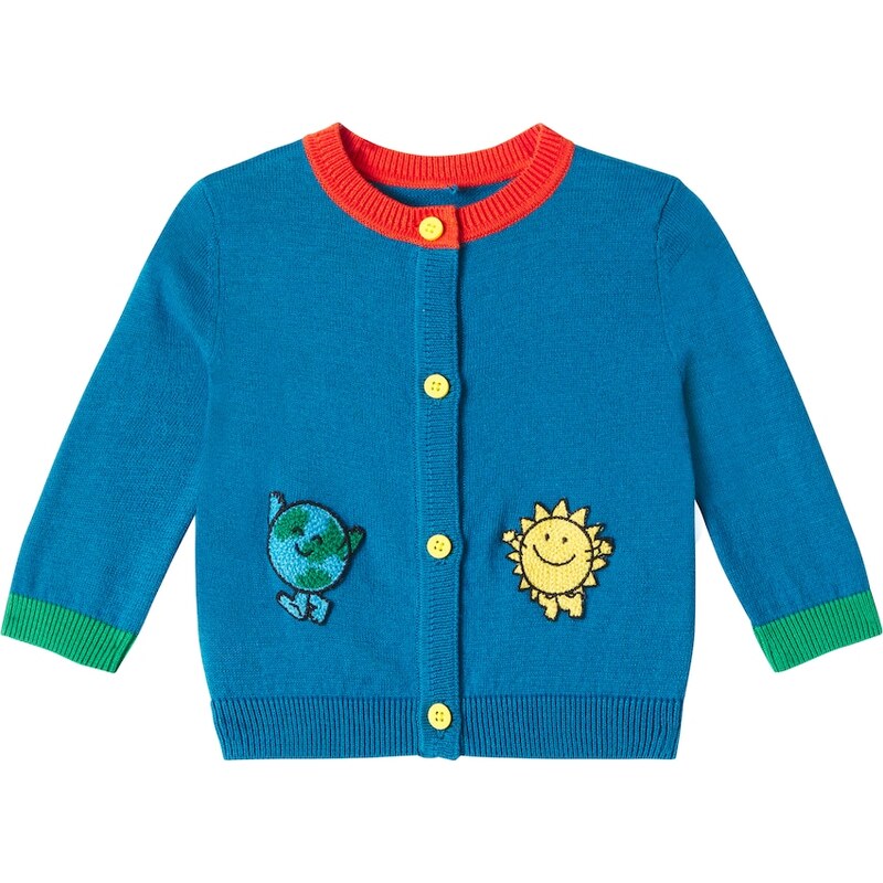 Stella McCartney Kids Baby cotton and wool cardigan