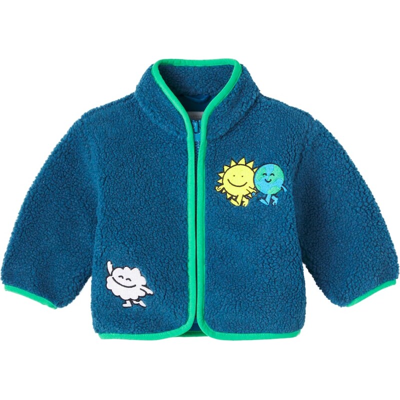 Stella McCartney Kids Embroidered teddy jacket