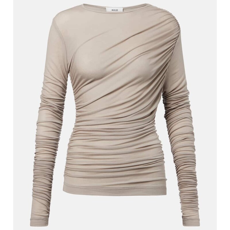 Agolde Tania Twist ruched top