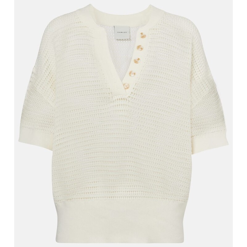 Varley Callie polo sweater