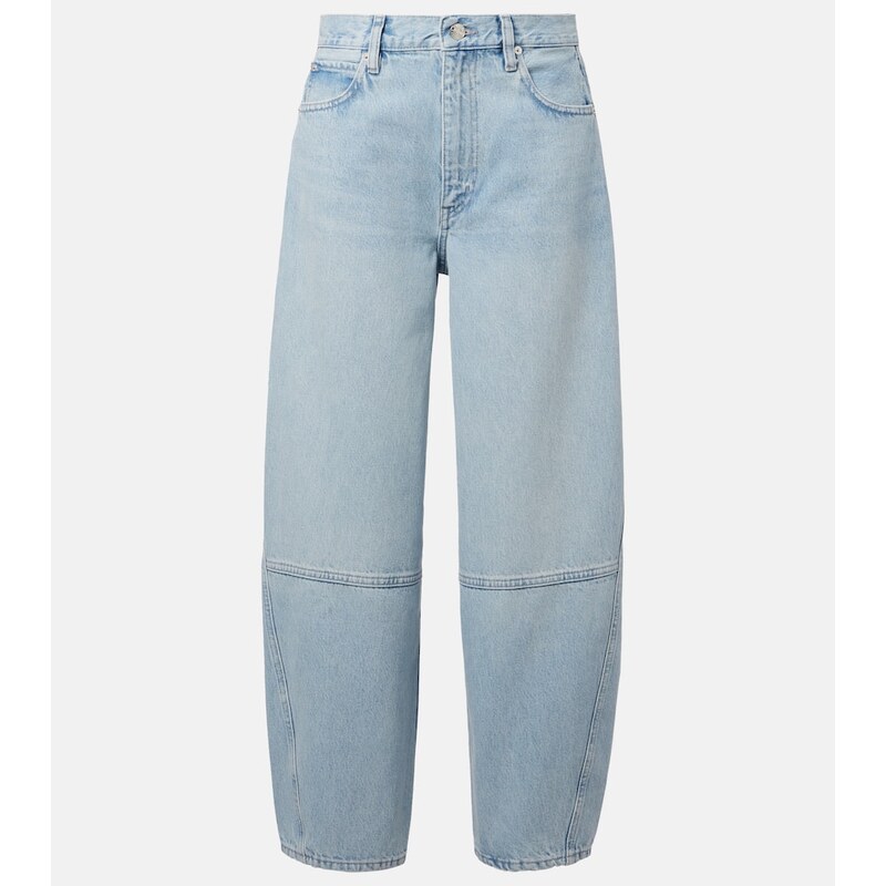 Frame Twisted wide-leg jeans