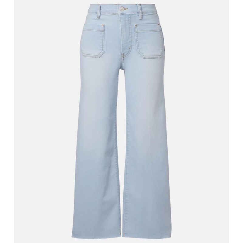 Frame Anchor high-rise wide-leg jeans