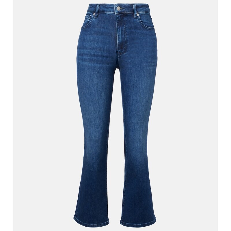 Frame Reboot Crop high-rise bootcut jeans