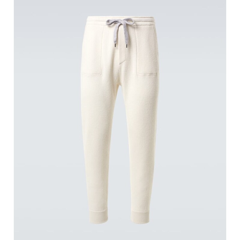 Brunello Cucinelli Cashmere-blend sweatpants