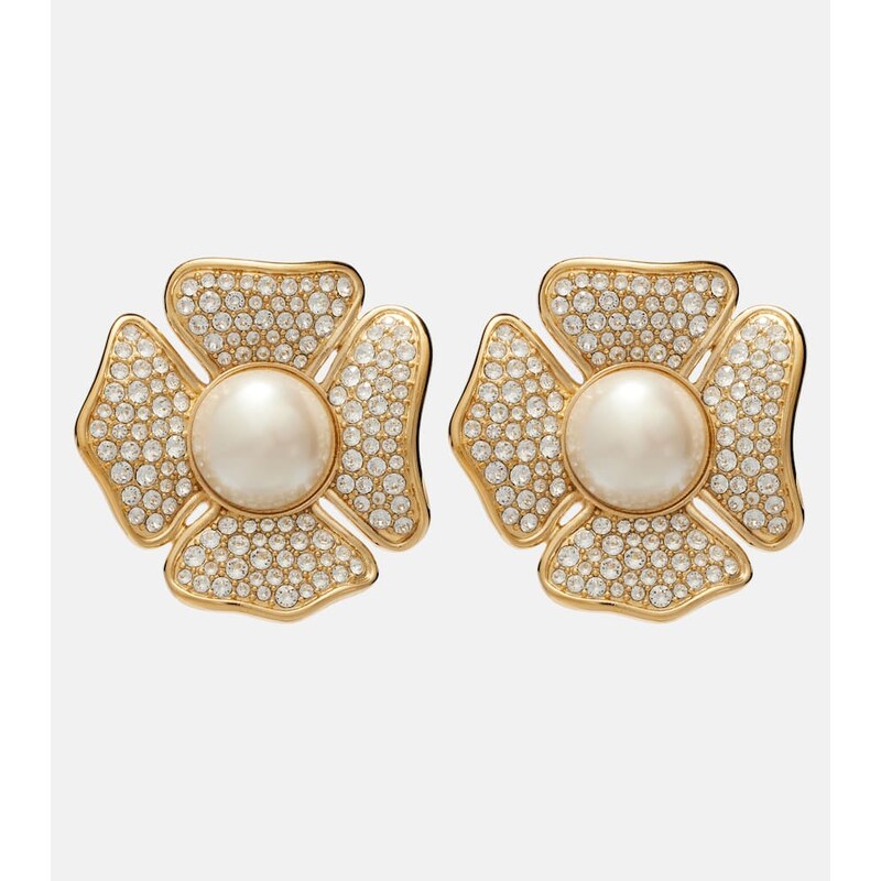 Valentino San Fin SwarovskiÂ-embellished earrings