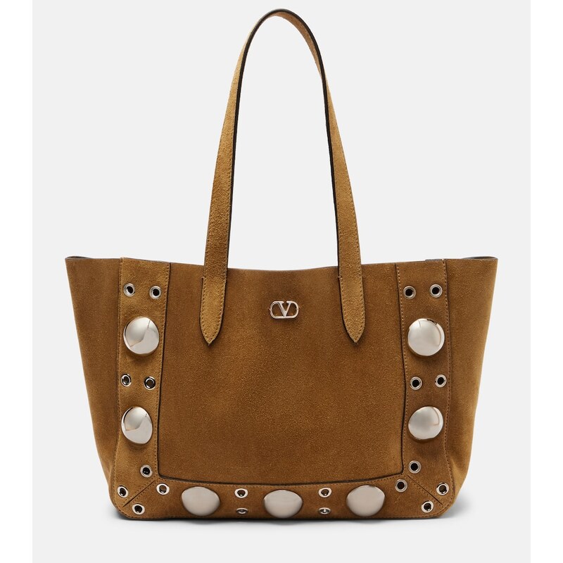 Valentino Garavani NellcÃ´te Medium suede tote bag