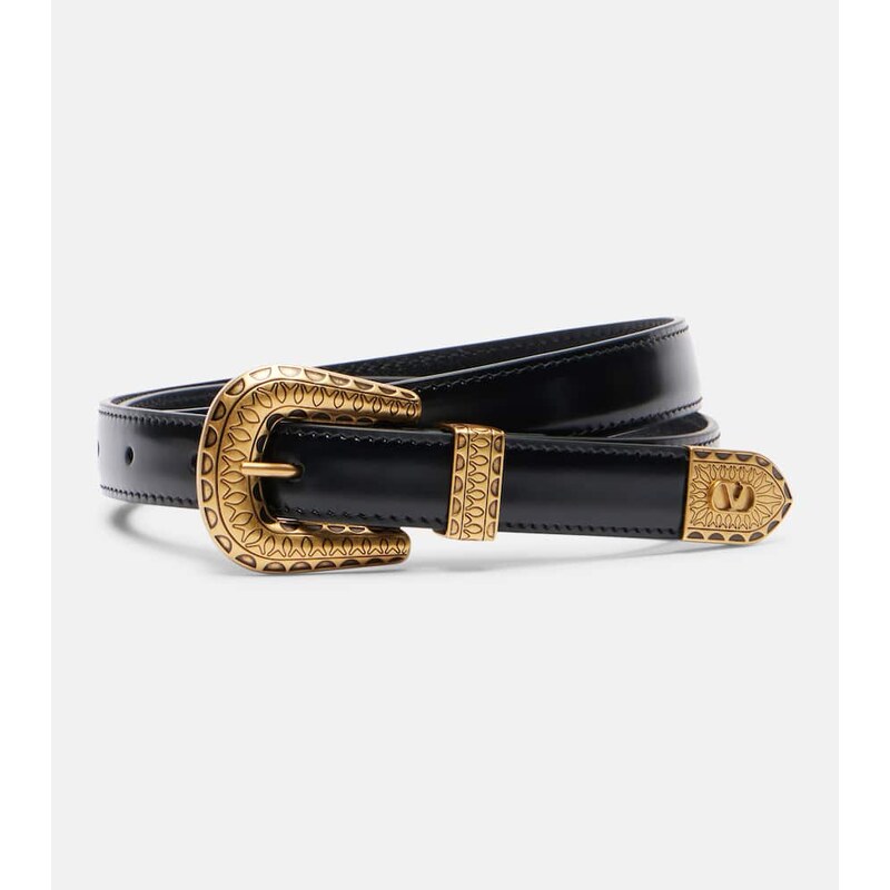 Valentino Garavani VLogo Signature leather belt