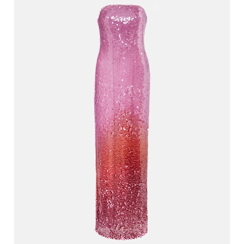 Simkhai Leilani ombrÃ sequined gown