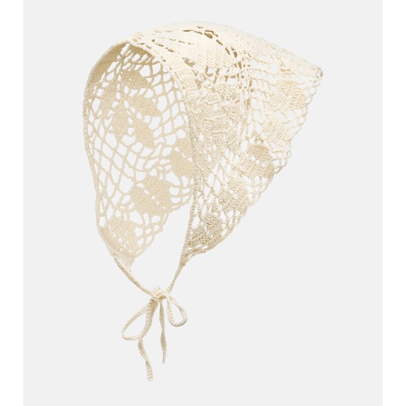 Magda Butrym Crochet cotton scarf