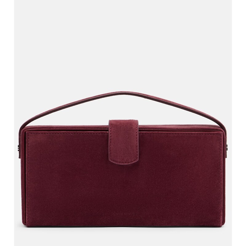 Magda Butrym Apolonia suede clutch