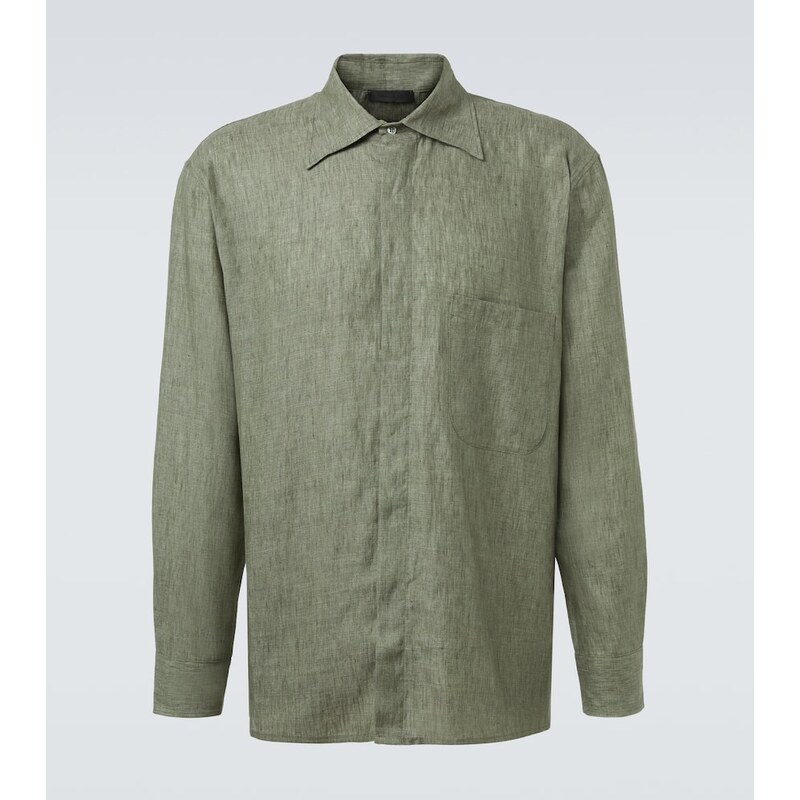 Saman Amel Resort linen shirt