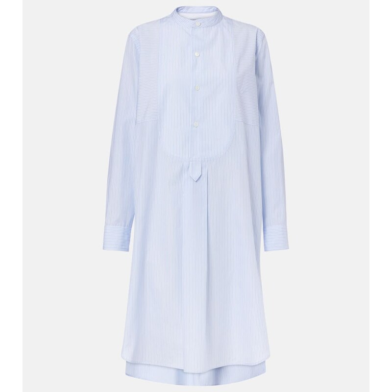 Bottega Veneta Striped cotton shirt dress