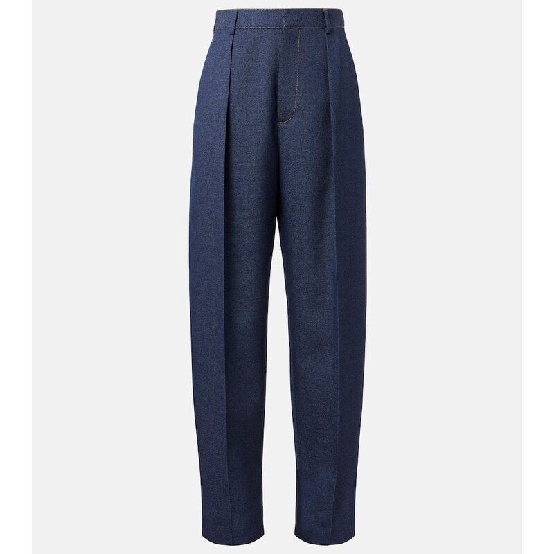Bottega Veneta Wool drill tapered pants