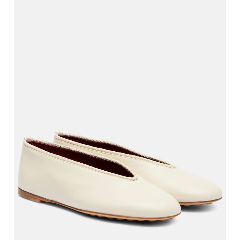 Bottega Veneta Rosa leather ballet flats