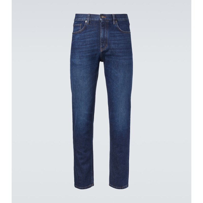 Zegna Mid-rise straight jeans