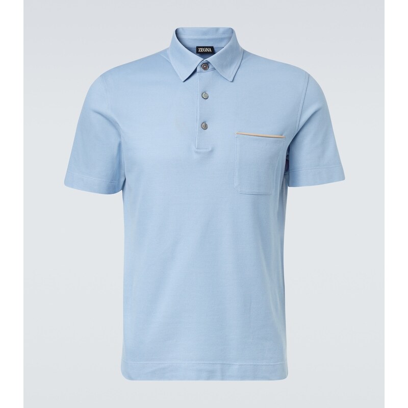 Zegna Cotton piquÃ polo shirt