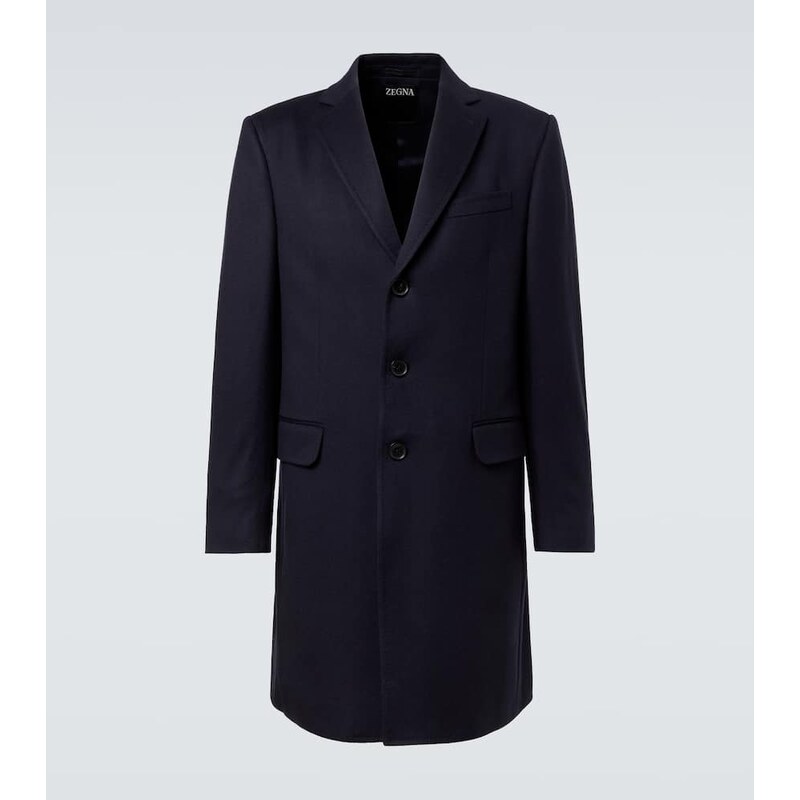 Zegna Wool and cashmere-blend coat