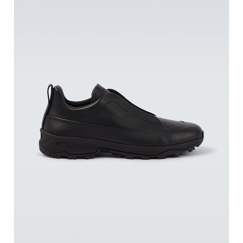 Zegna Triple Stitch leather sneakers