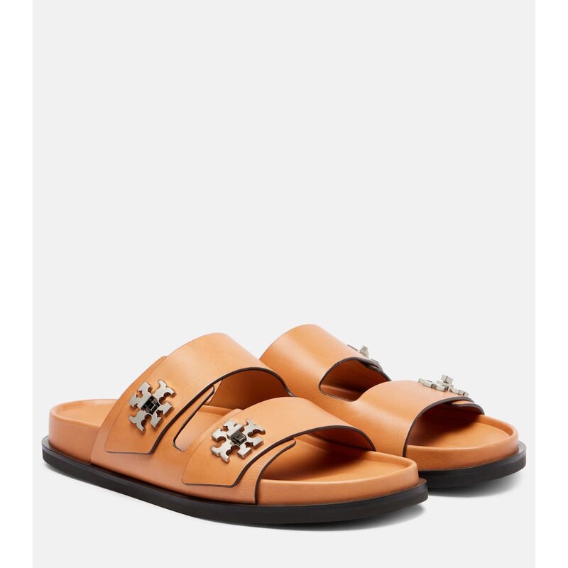 Tory Burch Turnlock leather slides