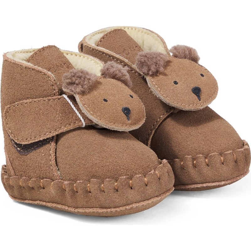 Donsje Baby Pouty suede booties