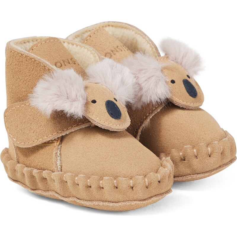 Donsje Baby Pouty suede booties