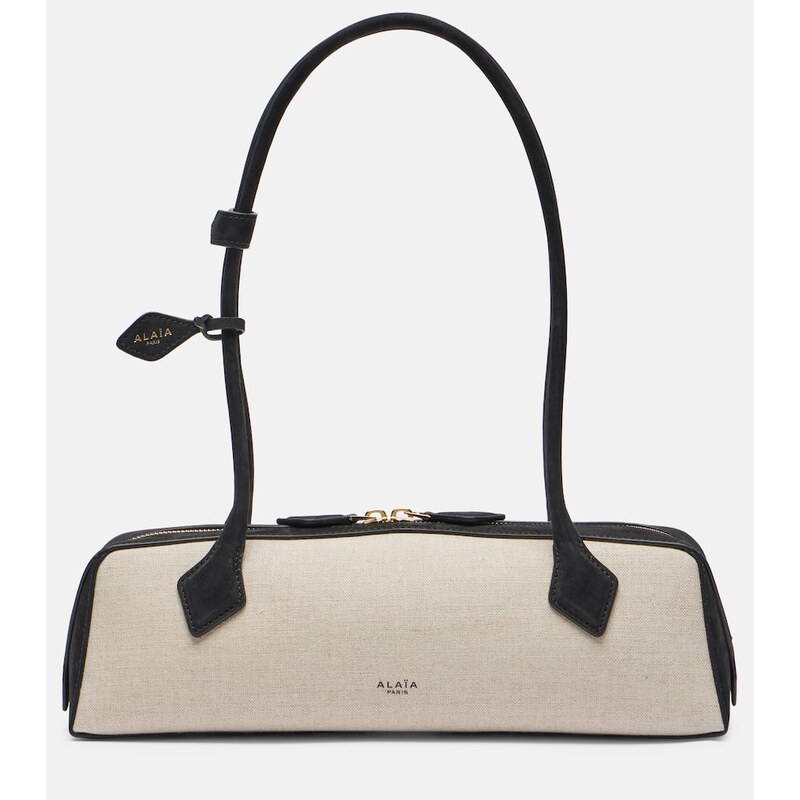Alaïa Le Teckel Medium canvas shoulder bag