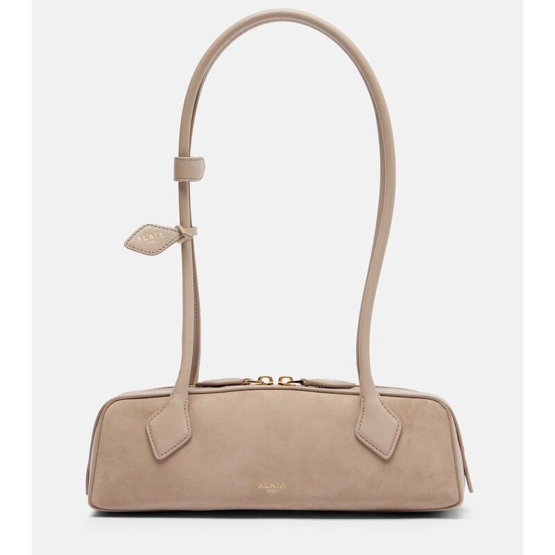 Alaïa Le Teckel Small suede shoulder bag