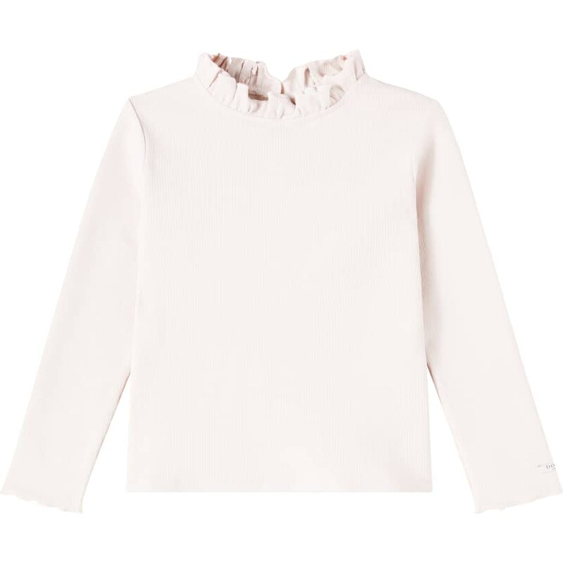 Donsje Milah ruffled cotton-blend T-shirt