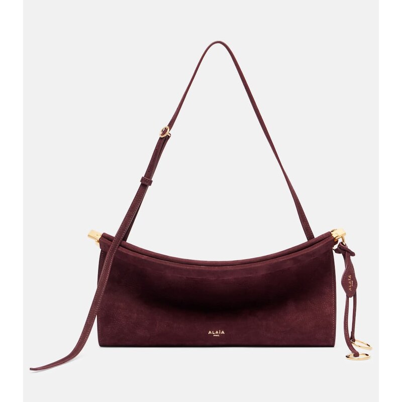 Alaïa Le Click Medium suede shoulder bag