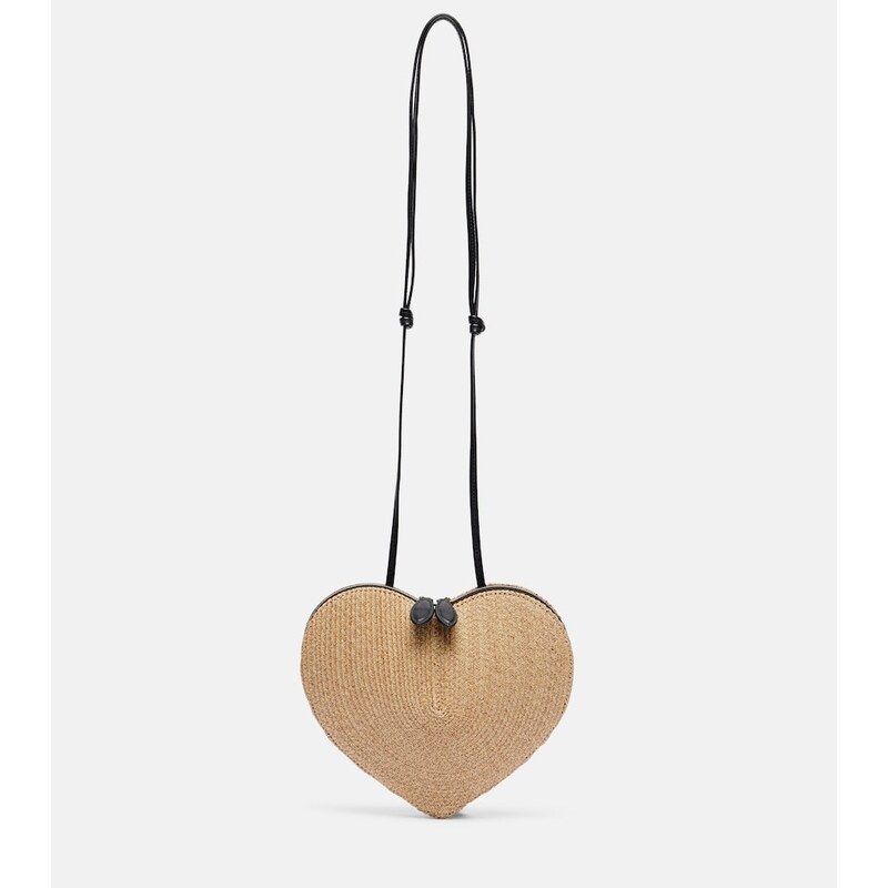 Alaïa Le Cœur woven crossbody bag