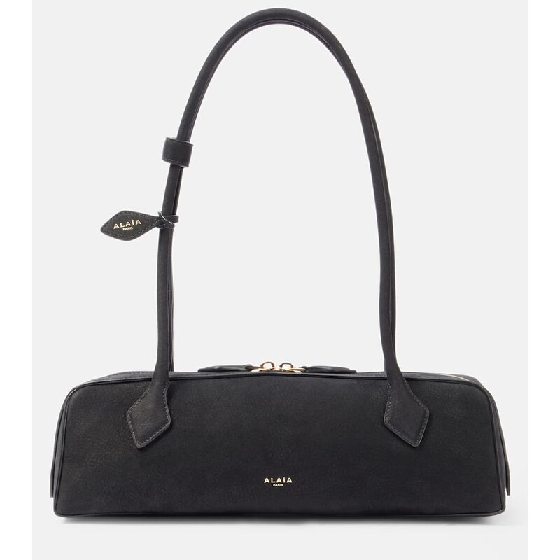 Alaïa Le Teckel Medium suede shoulder bag