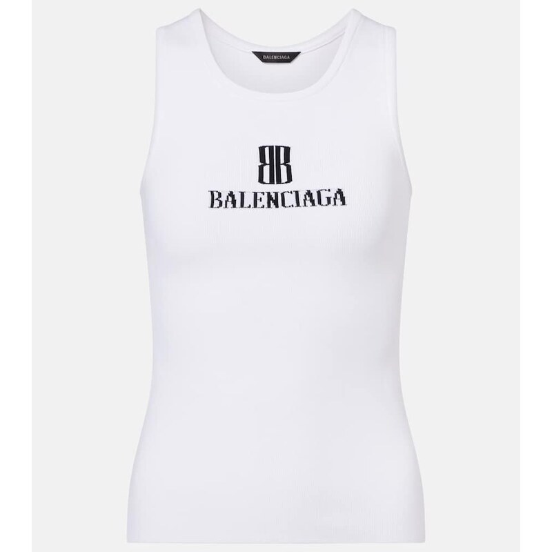 Balenciaga Nano BB knitted tank top