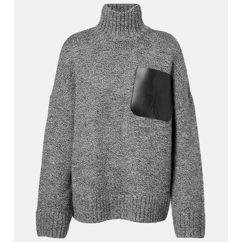 JW Anderson Wool and alpaca-blend turtleneck sweater