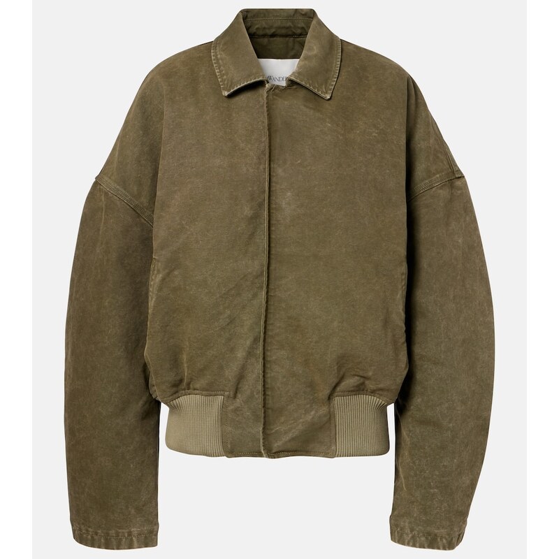 JW Anderson Oversized cotton bomber jacket