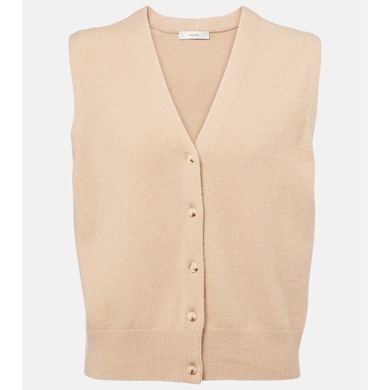 Vince Wool and cashmere-blend vest